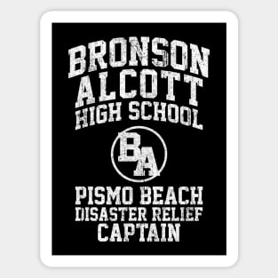 Bronson Alcott High Pismo Beach Disaster Relief Captain Sticker